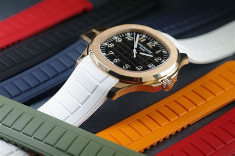 patek philippe rainbow|Patek Philippe aquanaut rubber strap.